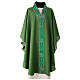 Kasel mit Innenstola, aus Polyestergewebe Vatican – mit Borte auf Vorder- und Rückseite s1