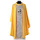 Chasuble with official Jubilee 2025 logo, golden embroidery and matching stole s1