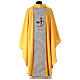 Chasuble with official Jubilee 2025 logo, golden embroidery and matching stole s7