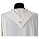 Cream-coloured chasuble with 2025 Jubilee official logo s7