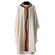 Chasuble cotton viscose stole with gold inlay Atelier Sirio s1