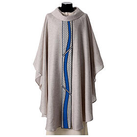 Chasuble with Marian inlaid central band, Atelier Sirio