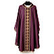 Chasuble with round weaving stole Atelier Sirio cotton 4 colors s1