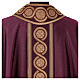 Chasuble with round weaving stole Atelier Sirio cotton 4 colors s8