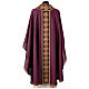 Chasuble with round weaving stole Atelier Sirio cotton 4 colors s9