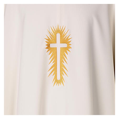 Cococler chasuble with cross and ray embroidery 7