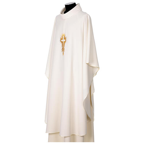 Cococler chasuble with cross and ray embroidery 12