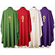 Cococler chasuble with cross and ray embroidery s14