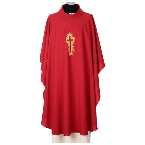 Chasuble Cococler avec broderie croix et rayons 4