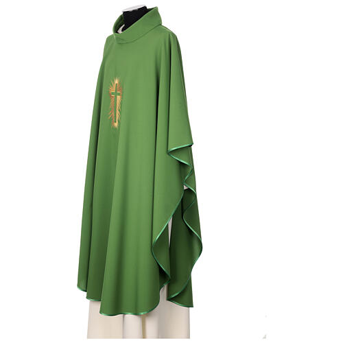 Chasuble Cococler avec broderie croix et rayons 10