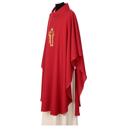 Chasuble Cococler avec broderie croix et rayons 11