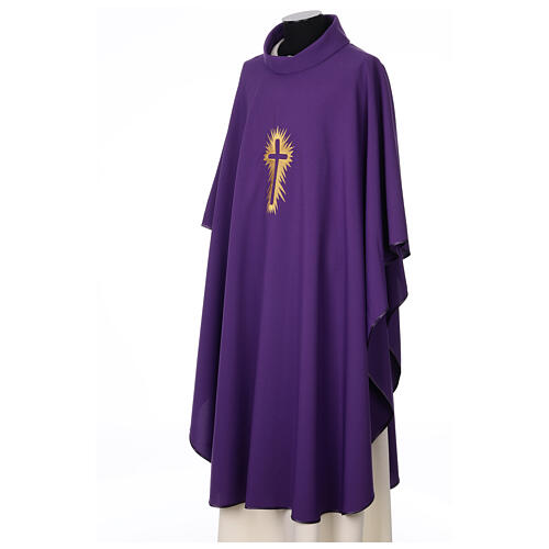 Chasuble Cococler avec broderie croix et rayons 13