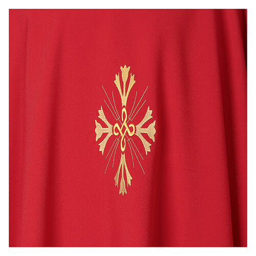 Cococler chasuble with stylised cross embroidery 5