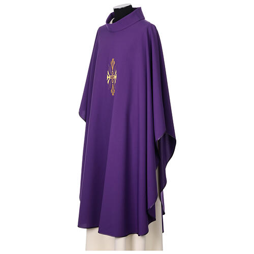 Chasuble with stylized cross embroidery Cococler 13