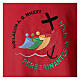 Dalmatik zum Jubiläum 2025, rot, mit gesticktem offiziellen Logo s2