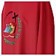 Dalmática vermelha bordada logótipo oficial Jubileu 2025 s4