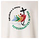 Ivory dalmatic with official Jubilee 2025 logo embroidered s2