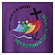 Dalmatik zum Jubiläum 2025, violett, mit gesticktem offiziellen Logo s2