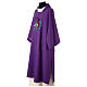 Purple dalmatic with embroidered 2025 Jubilee official logo s5