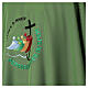 Chasuble with embroidered 2025 Jubilee official logo, green polyester s4