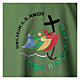 Chasuble embroidered with the official Jubilee 2025 logo, green s2