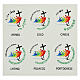 Dalmatik zum Jubiläum 2025, elfenbeinfarben, mit aufgedrucktem offiziellen Logo s11