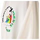 Dalmatic with printed official logo of 2025 Jubilee, ivory-coloured polyester, Multilingual s8