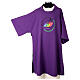 Dalmatic with printed official logo of 2025 Jubilee, purple polyester, Multilingual s5