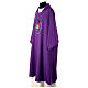 Dalmatic with official Jubilee 2025 logo, purple, Multilingual s7