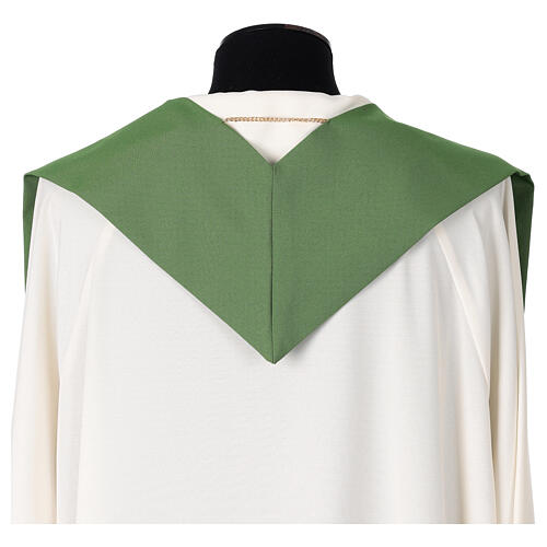 Green clergy stole with official Jubilee 2025 logo 5