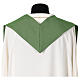 Green clergy stole with official Jubilee 2025 logo s5