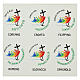 Coprileggio rosso stampato logo ufficiale multilingue Giubileo 2025 s5