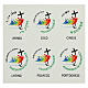 Coprileggio rosso stampato logo ufficiale multilingue Giubileo 2025 s6