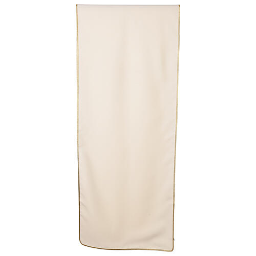 Pano de ambão impresso cor de marfim logótipo oficial Jubileu 2025 multilingue 3