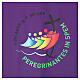 Voile de lutrin violet impression logo officiel Jubilé 2025 s2