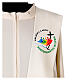 Ivory-coloured stole with printed official logo of 2025 Jubilee, Multilingual s4