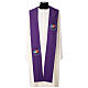 Purple stole printed with 2025 Jubilee official logo s1