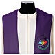 Purple stole printed with 2025 Jubilee official logo, Multilingual s3