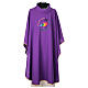 SET OF CHASUBLES 4 COLOURS with Jubilee 2025 official logo embroidered s9