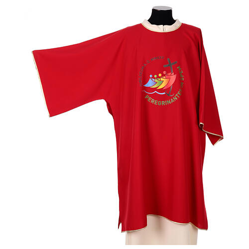 Dalmatic Jubilee 2025 logo printed in 4 colors Vatican fabric 5