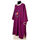 Dalmatic of Jubilee 2025, printed logo, Vatican Tyrian purple fabric s3