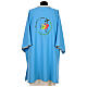 Marian dalmatic with Jubilee 2025 logo, print on Vatican fabric s5