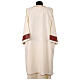 Ivory dalmatic with rich red and gold galloon s6