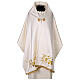 Solemn humeral veil with gold embroidery and jewel button s3