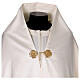 Solemn humeral veil with gold embroidery and jewel button s6