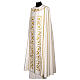 Capa de asperges solene com bordado dourado s4