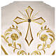 Capa de asperges solene com bordado dourado s5