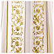 Capa de asperges solene com bordado dourado s6