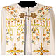 Chasuble in pure wool with cross and floral embroidery by Gamma s3