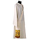 Dalmatic with brocade gold galloon and black gold embroidered crosses s8